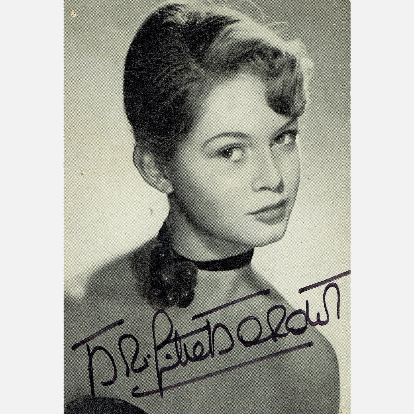 BRIGITTE BARDOT autograph ACOA signed 4x6 VINTAGE photography 4x6