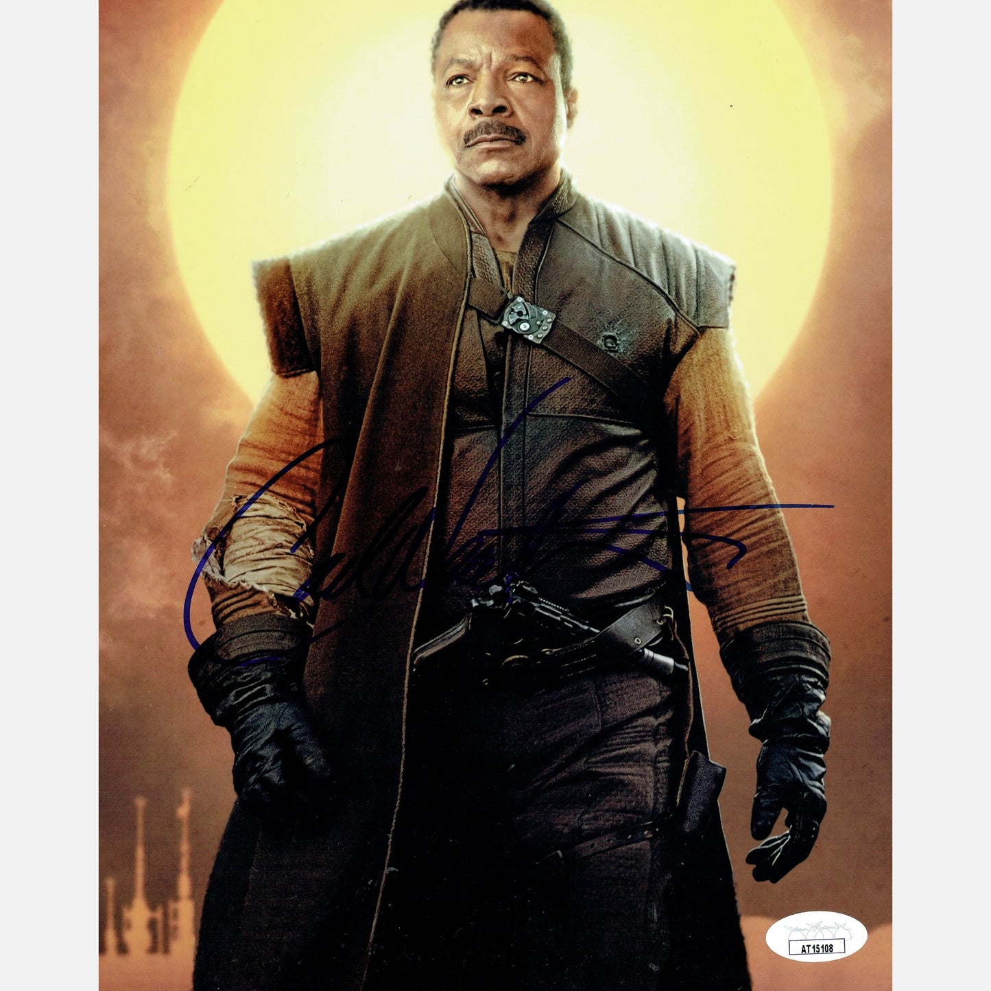 CARL WEATHERS autograph JSA signed 8x10 photography STAR WARS 8x10