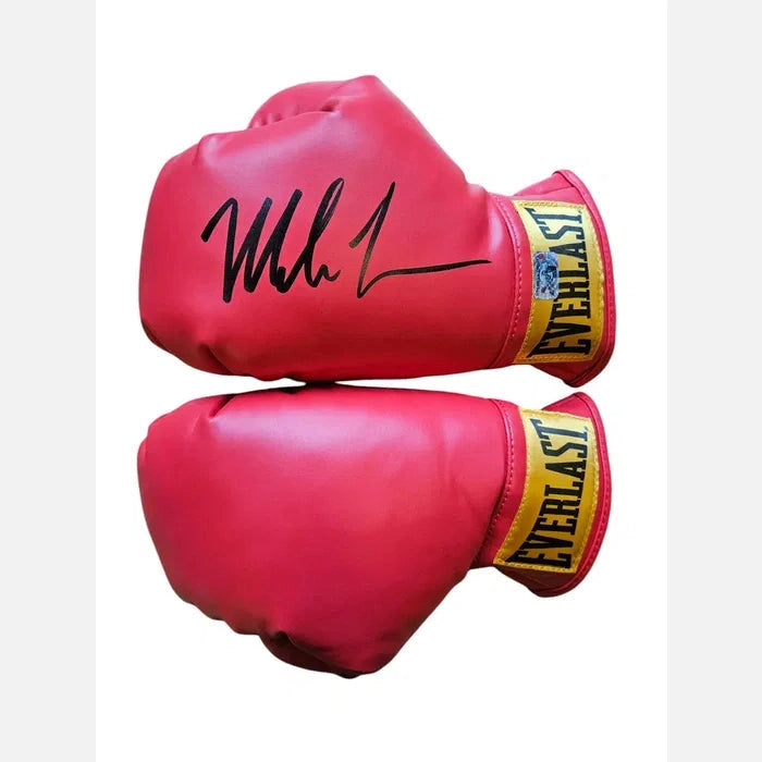 MIKE TYSON Autogramm Fiterman Zertifikat signiert Boxhandschuhe