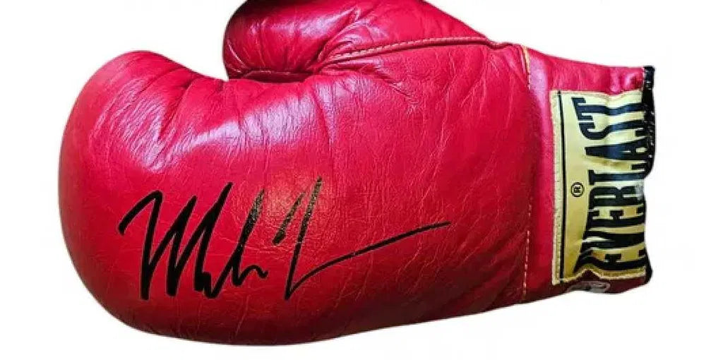 MIKE TYSON Autogramm Fiterman Zertifikat signiert Boxhandschuh