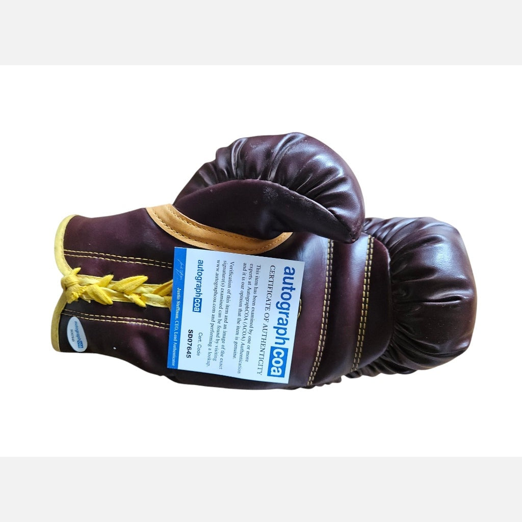 MIKE TYSON Autogramm ACOA Zertifikat signiert Vintage Boxhandschuh