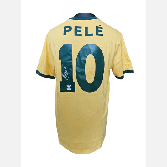 PELE signed soccer jersey PSA & ACOA certificates Brazil