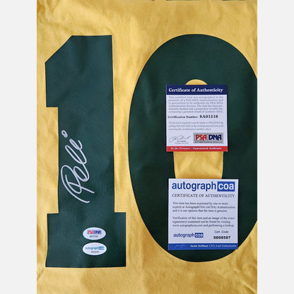 PELE signed soccer jersey PSA & ACOA certificates Brazil