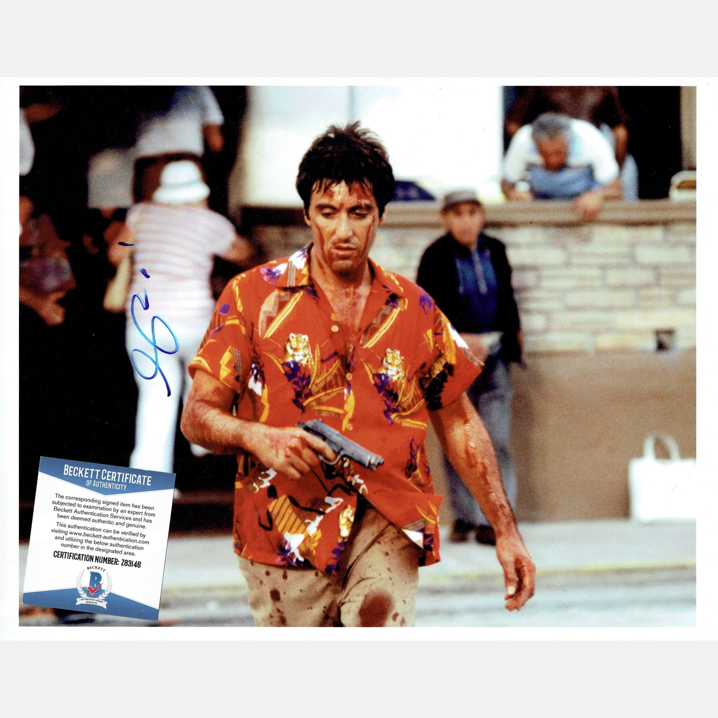AL PACINO autograph BECKETT signed 11x14 photography SCARFACE 11x14