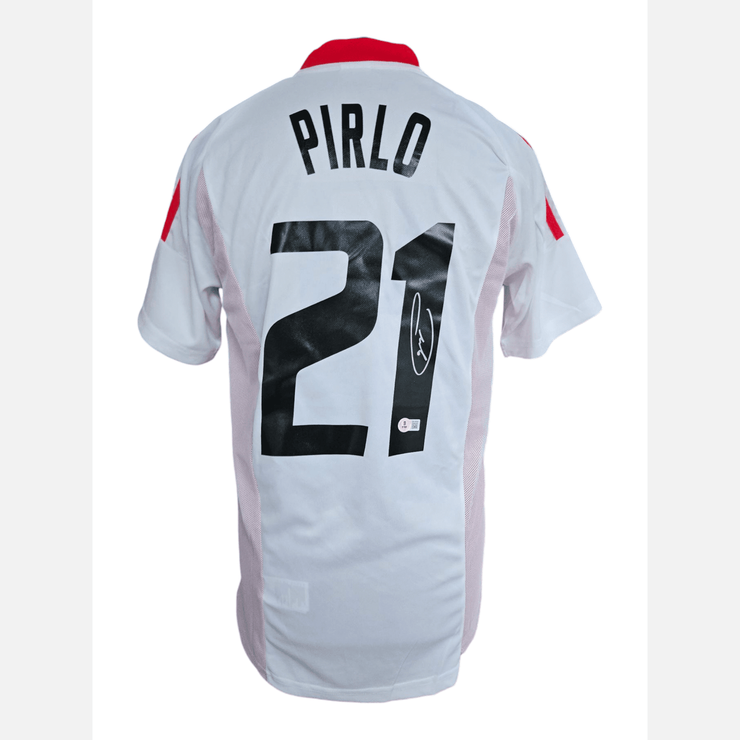 ANDREA PIRLO signed soccer jersey BECKETT certificate AC Milan Jersey