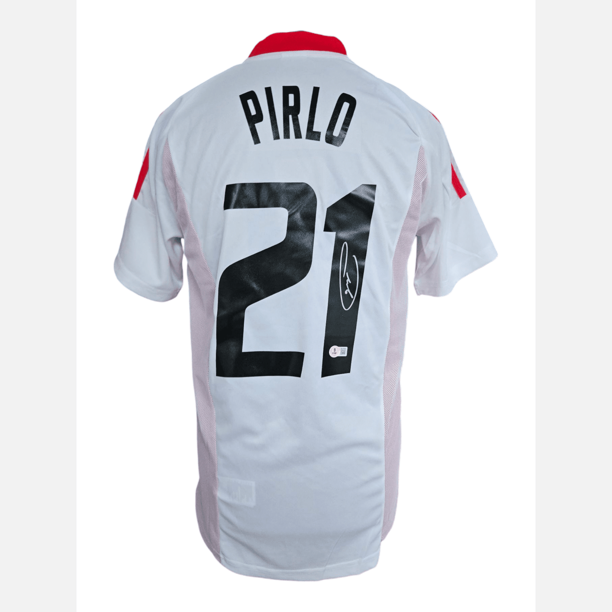 ANDREA PIRLO signed soccer jersey BECKETT certificate AC Milan Jersey