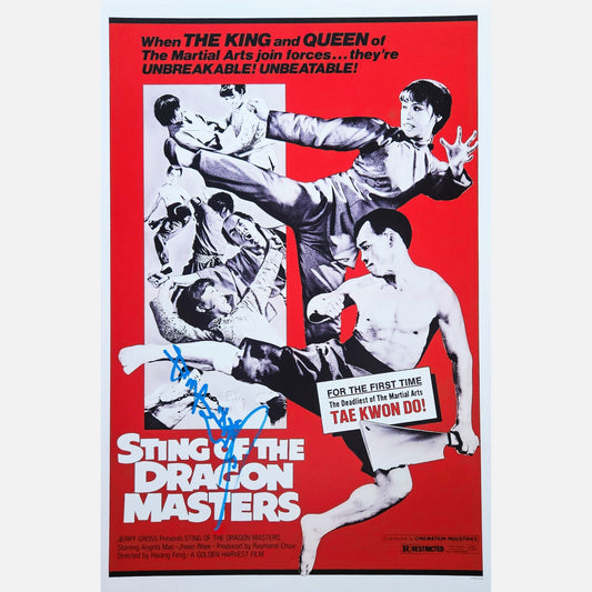 ANGELA MAO autograph ACOA signed poster 12x18 12x18