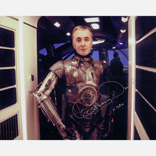 ANTHONY DANIELS autograph ACOA signed 8x10 photography STAR WARS 8X10