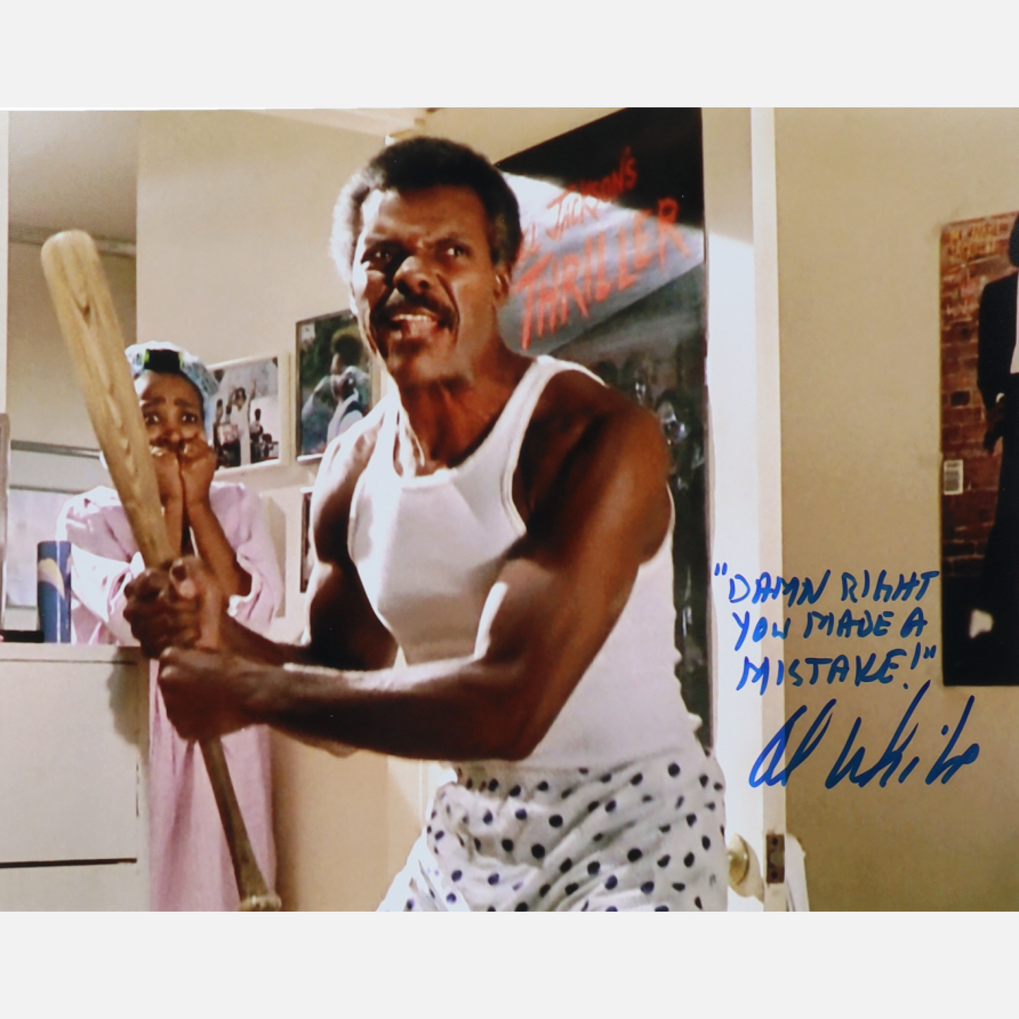 AL WHITE autograph ACOA signed 11x14 photography Back to the Future