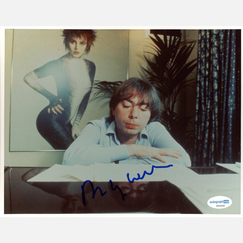 ANDREW LLOYD WEBBER autograph ACOA signed 8x10 photography