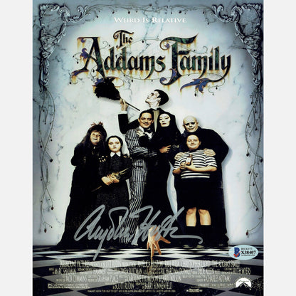 ANJELICA HUSTON autograph BECKETT signed 8x10 photography ADDAMS FAMILY