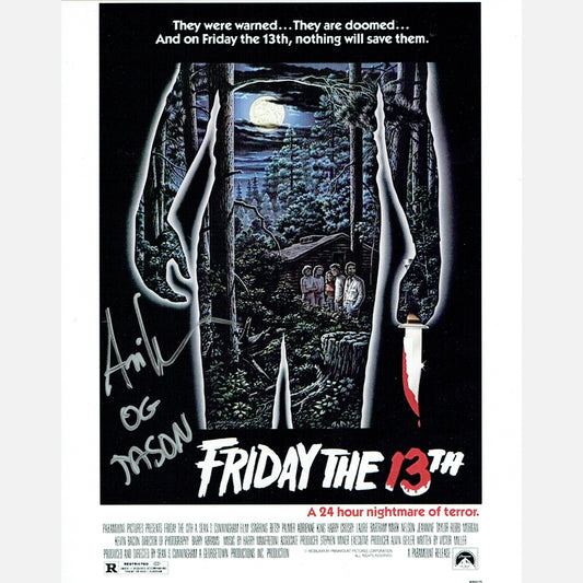 ARI LEHMAN autograph ACOA signed 8x10 photography FRIDAY THE 13TH