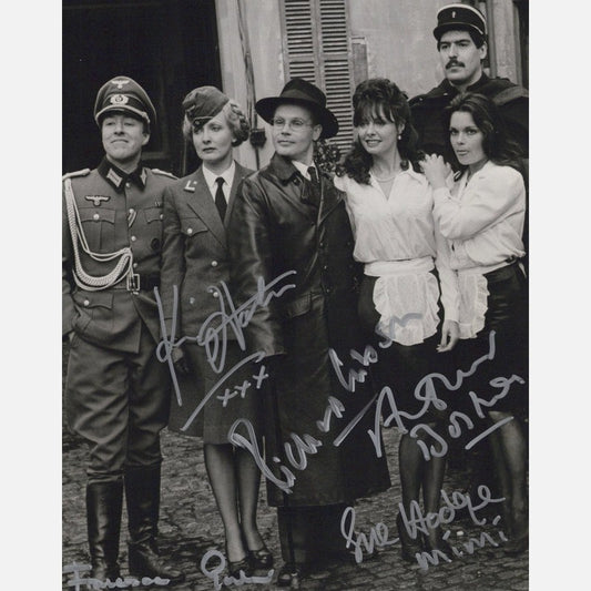 ALLO ALLO autographs ACOA signed 8x10 photography BW