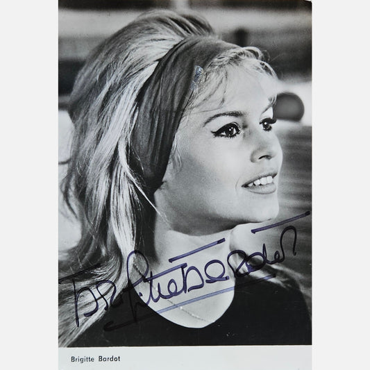 BRIGITTE BARDOT autograph ACOA signed 4x6 VINTAGE photography