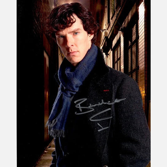 BENEDICT CUMBERBATCH autograph ACOA signed 8x10 photography SHERLOCK HOLMES 8x10