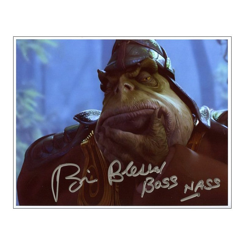 BRIAN BLESSED autograph ACOA signed 8x10 photography STAR WARS