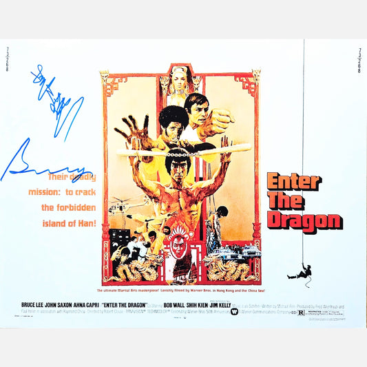 BOLO YEUNG & ANGELA MAO autographs ACOA signed 16x20 photography ENTER THE DRAGON 16x20