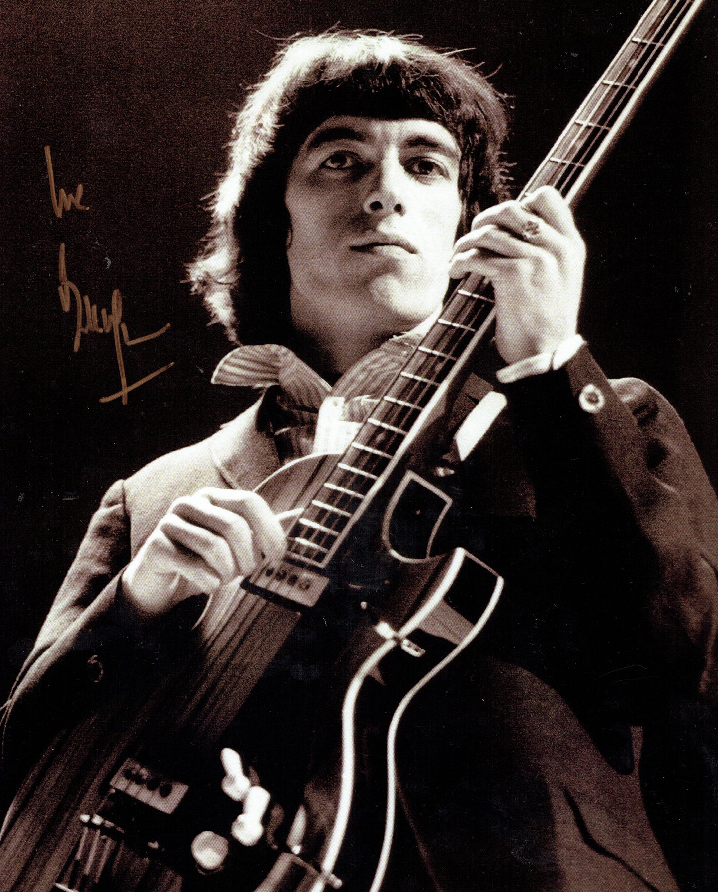 BILL WYMAN autograph ACOA signed 8x10 photography (ROLLING STONES)