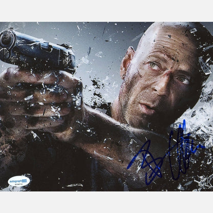 BRUCE WILLIS autograph ACOA signed 8x10 photography DIE HARD