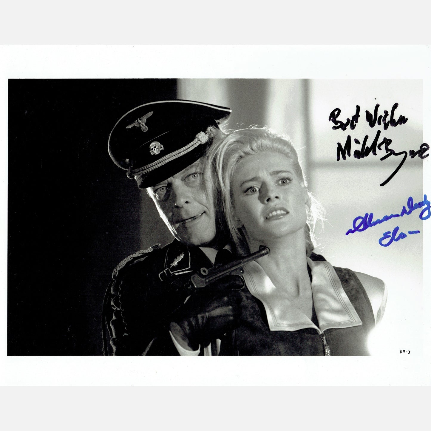 MICHAEL BYRNE & ALISON DOODY autographs ACOA signed 8x10 photography INDIANA JONES