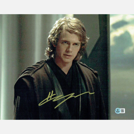 CHRISTOPHER HAYDEN autograph BECKETT signed 11x14 photography STAR WARS 11x14