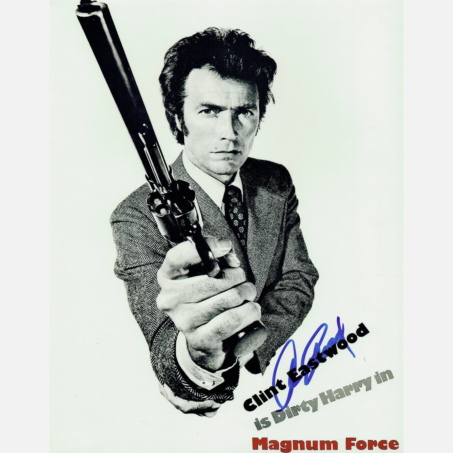 CLINT EASTWOOD autograph ACOA signed 11x14 photography MAGNUM FORCE 11x14
