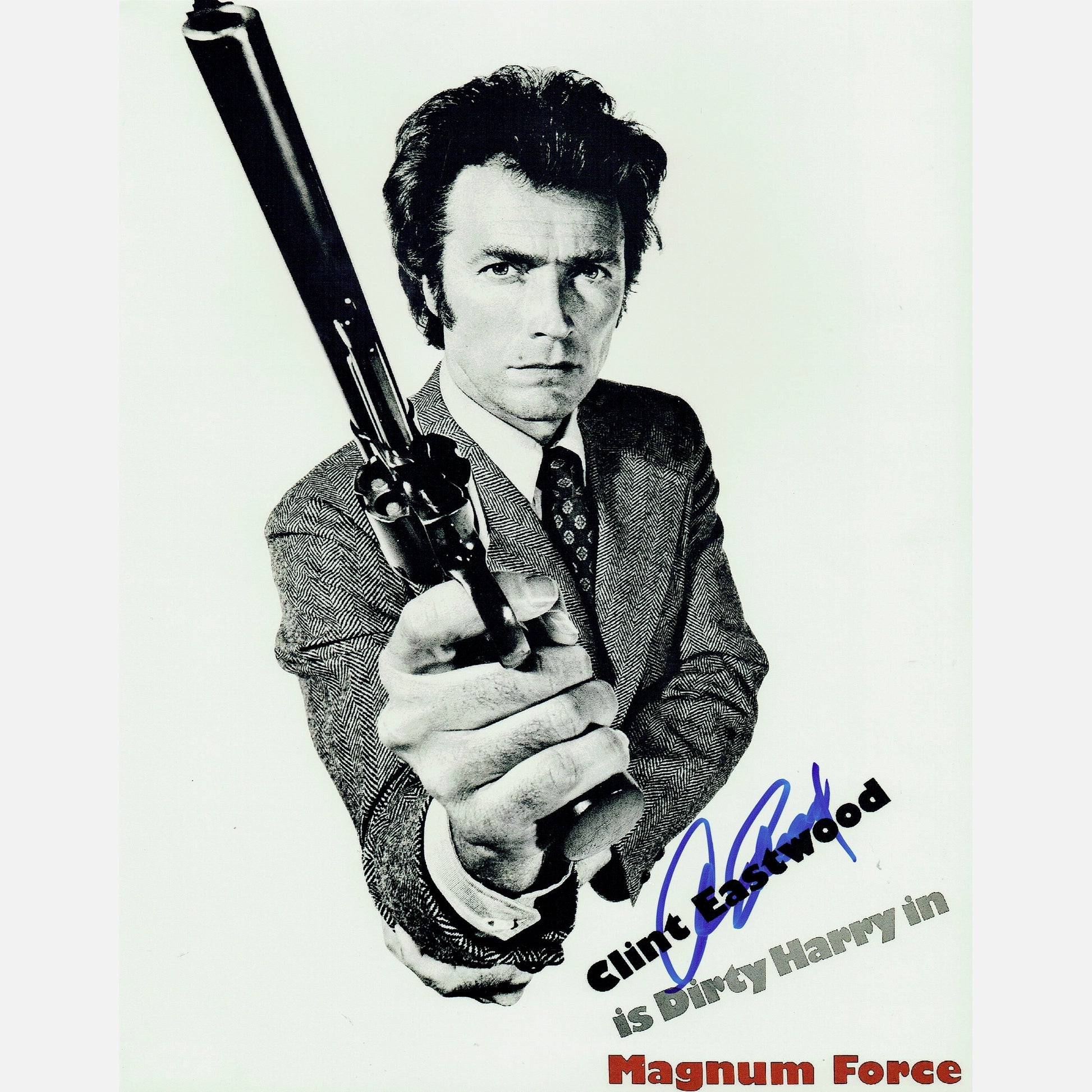 CLINT EASTWOOD autograph ACOA signed 11x14 photography MAGNUM FORCE 11x14