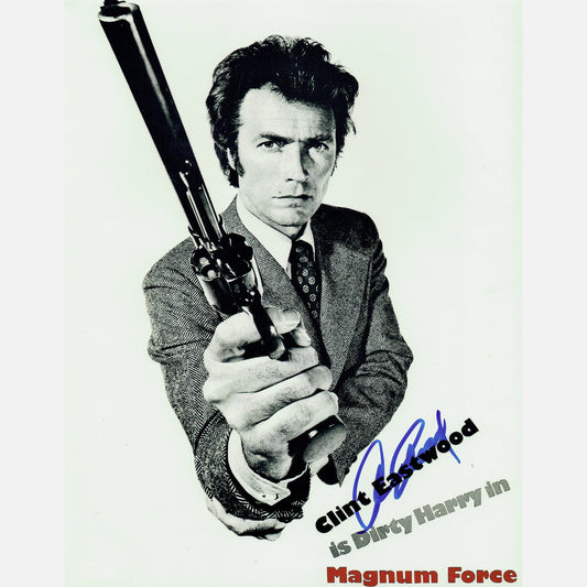 CLINT EASTWOOD autograph ACOA signed 11x14 photography MAGNUM FORCE 11x14