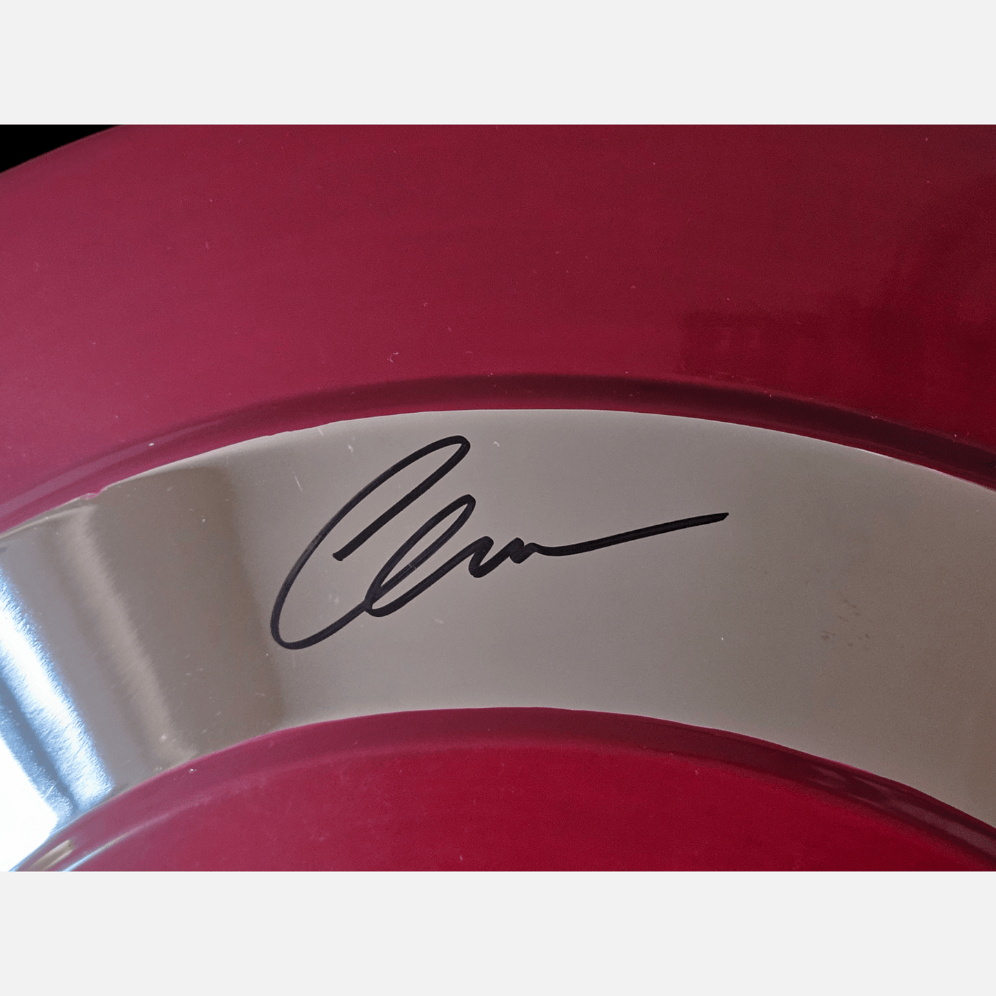 CHRIS EVANS autograph SWAU & ACOA signed "Captain America" Marvel Full-Size Metal Shield