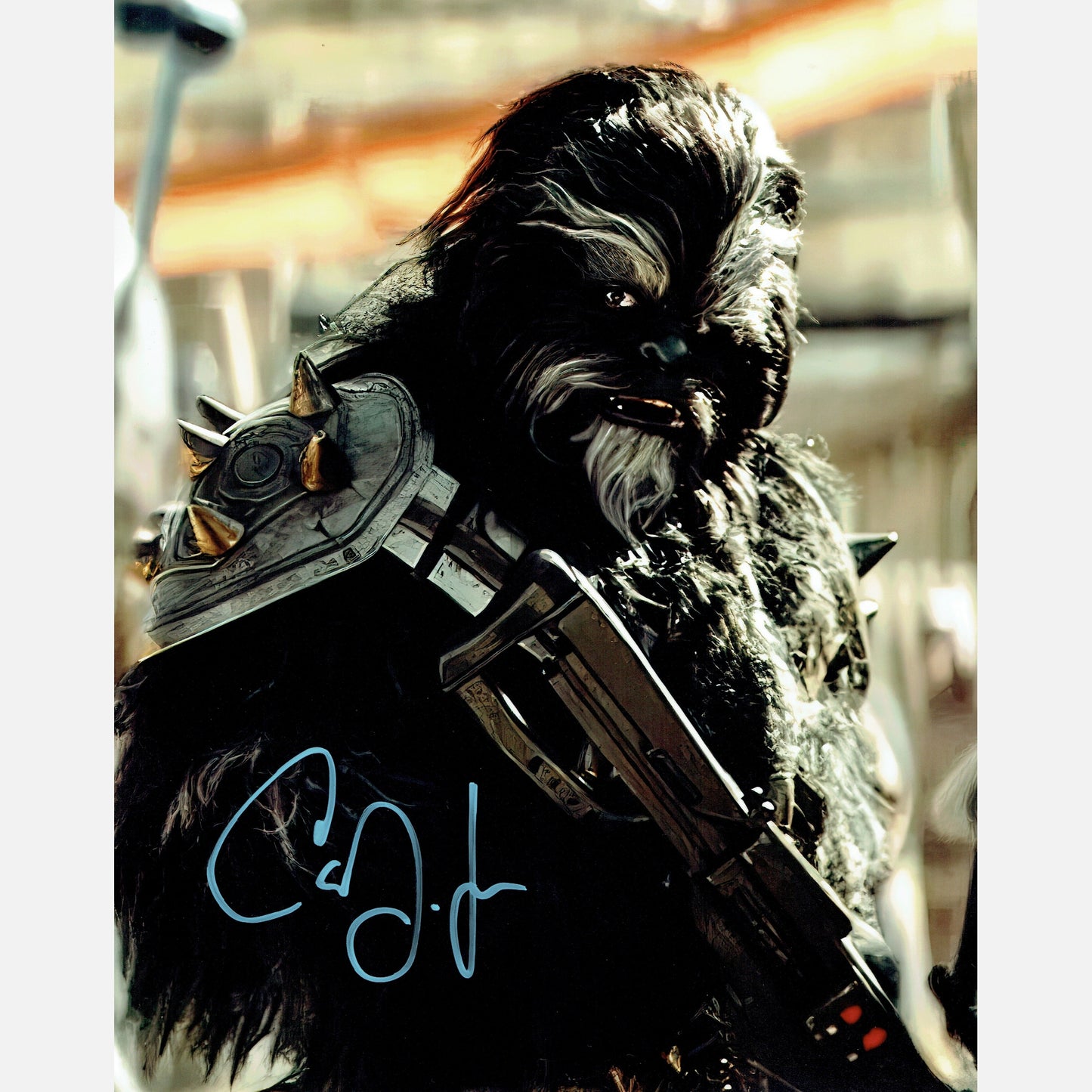 CAREY JONES autograph ACOA signed 8x10 photography STAR WARS