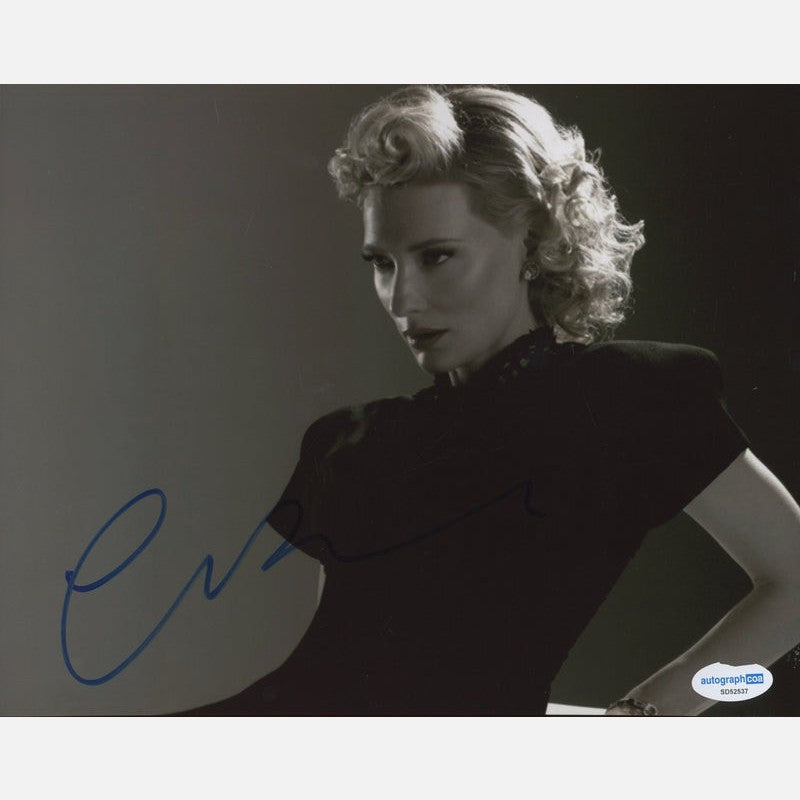 CATE BLANCHETT autograph ACOA signed 8x10 photography