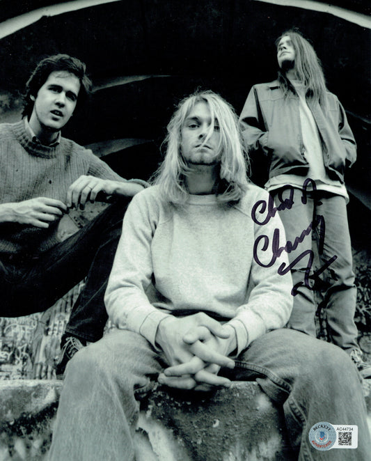 CHAD CHANNING autograph ACOA signed 8x10 photography NIRVANA