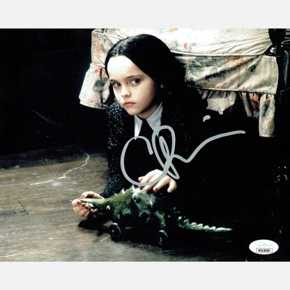 CHRISTINA RICCI autograph JSA signed 8x10 photography ADDAMS FAMILY