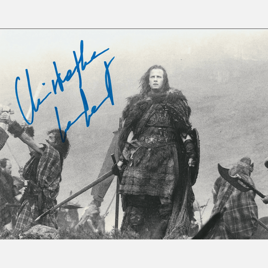 CHRISTOPHER LAMBERT autograph ACOA signed 8x10 photography Highlander