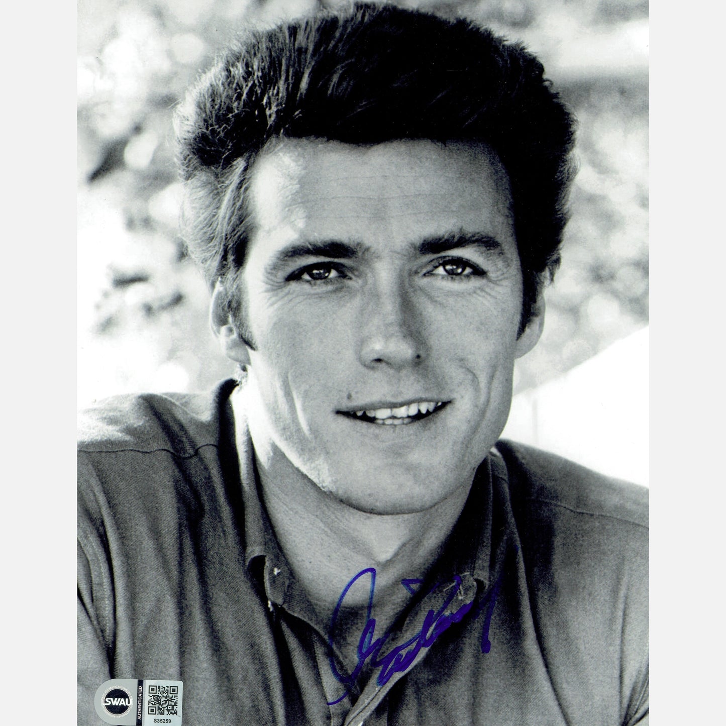 CLINT EASTWOOD autograph SWAU & ACOA signed 8x10 photography