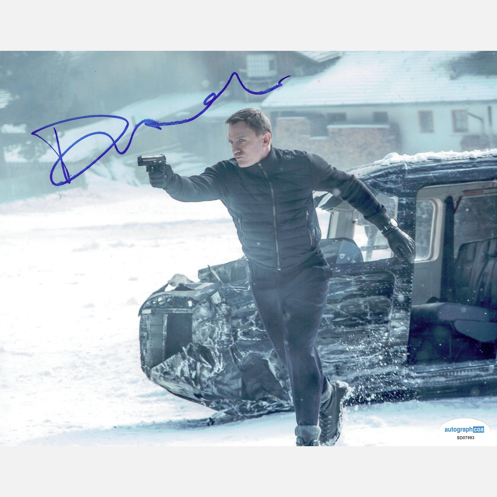 DANIEL CRAIG autograph ACOA signed 8x10 photography JAMES BOND 007 8x10