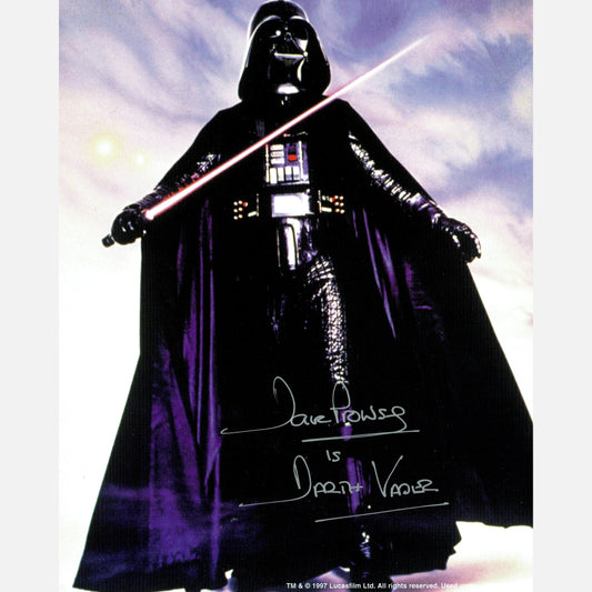 DAVE PROWSE autograph ACOA signed 8x10 photography STAR WARS