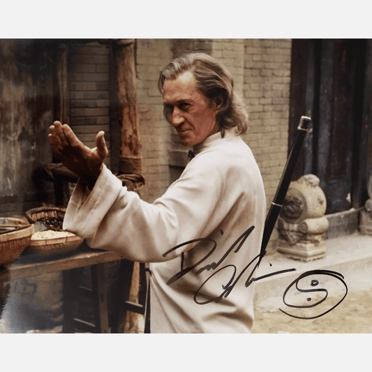 DAVID CARRADINE autograph ACOA signed 8x10 photography KILL BILL 2 8x10