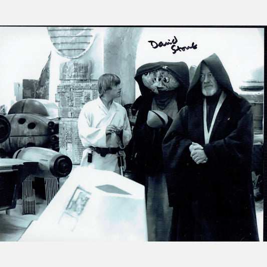 DAVID STONE autograph ACOA signed 8x10 photography STAR WARS 8x10