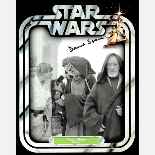 DAVID STONE autograph ACOA signed 8x10 photography STAR WARS 8x10
