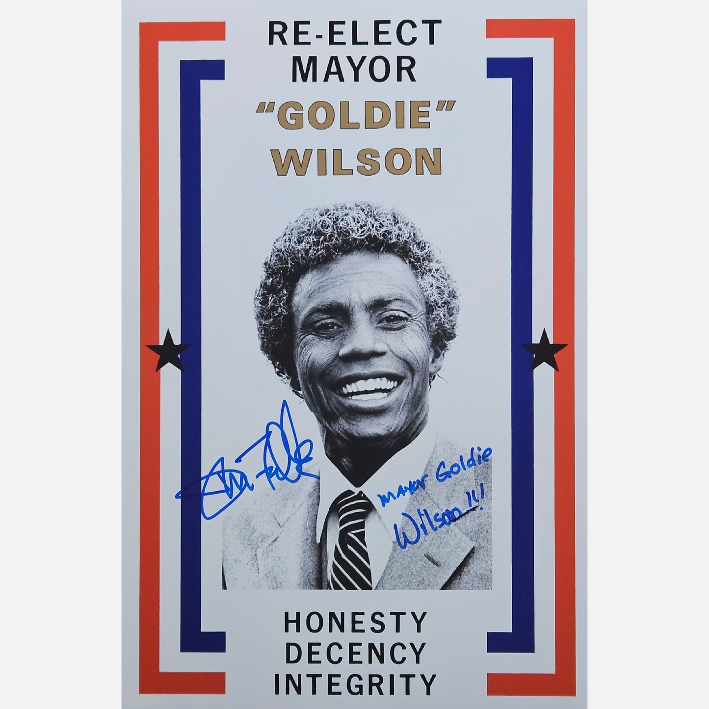 DONALD FULLILOVE autograph ACOA signed 12x18 poster BACK TO THE FUTURE