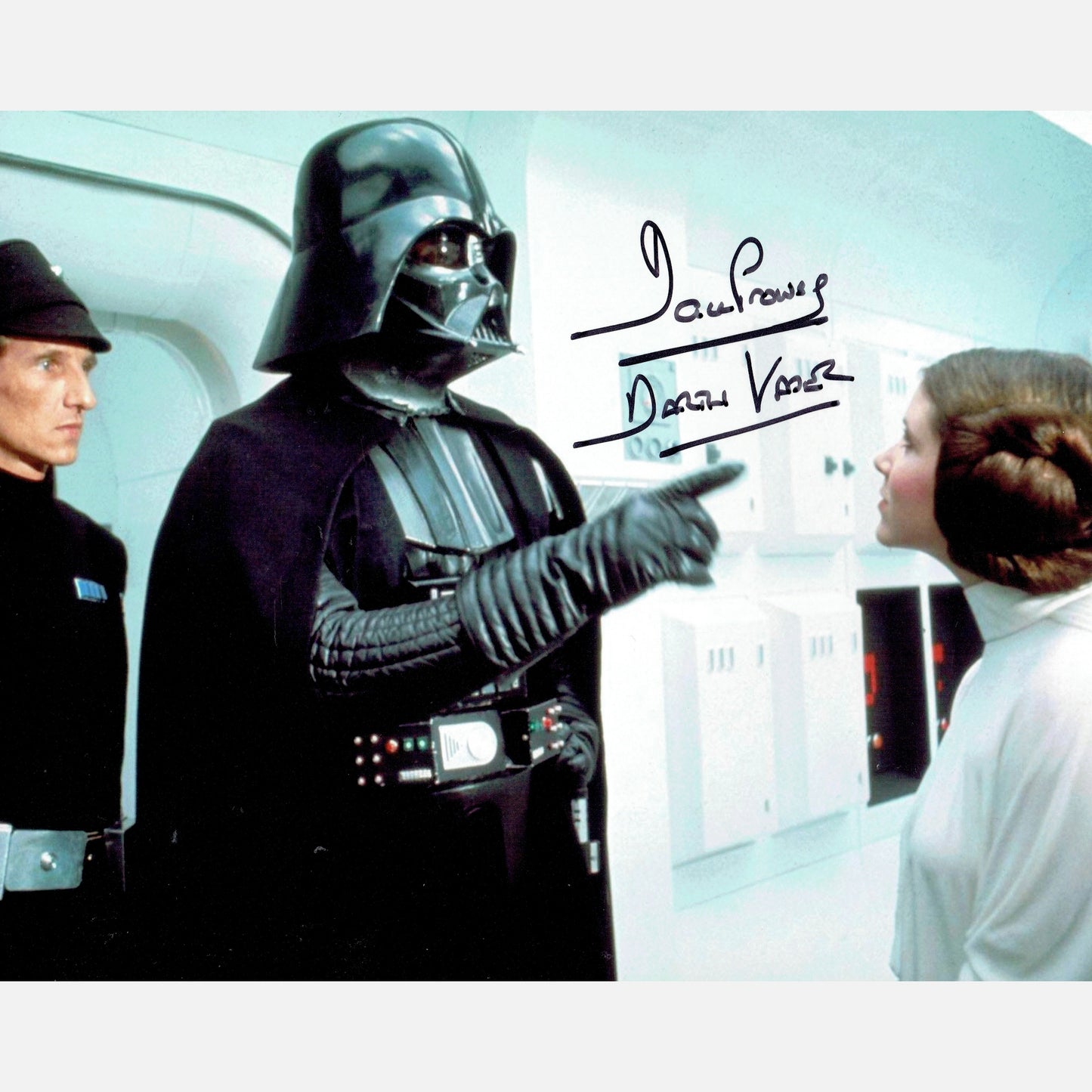 DAVE PROWSE autograph ACOA signed 8x10 photography STAR WARS