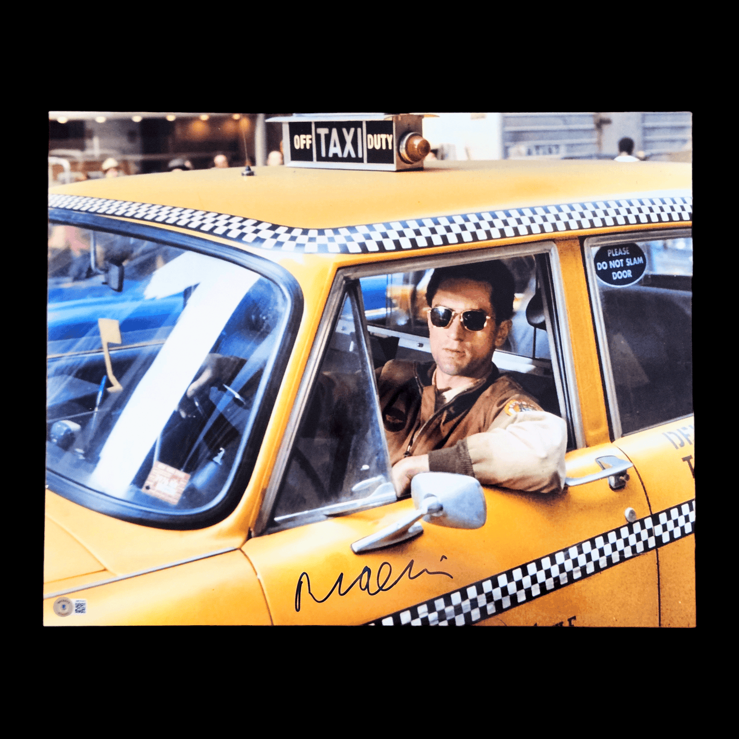 ROBERT DE NIRO autograph BECKETT signed 16x20 photography TAXI DRIVER