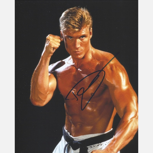 DOLPH LUNDGREN autograph ACOA signed 8x10 photography