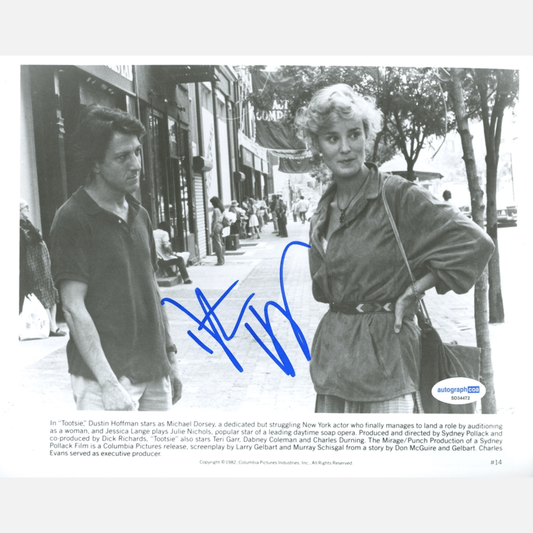 DUSTIN HOFFMAN autograph ACOA signed 8x10 photography Tootsie