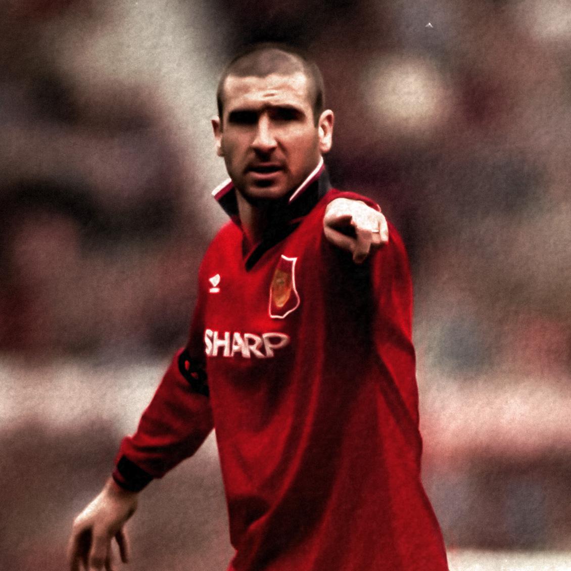 ERIC CANTONA signed soccer jersey BECKETT certificate Manchester United Jersey