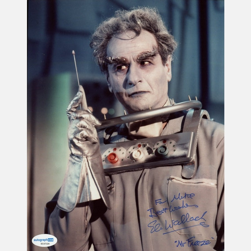 ELI WALLACH autograph ACOA signed 8x10 photography BATMAN