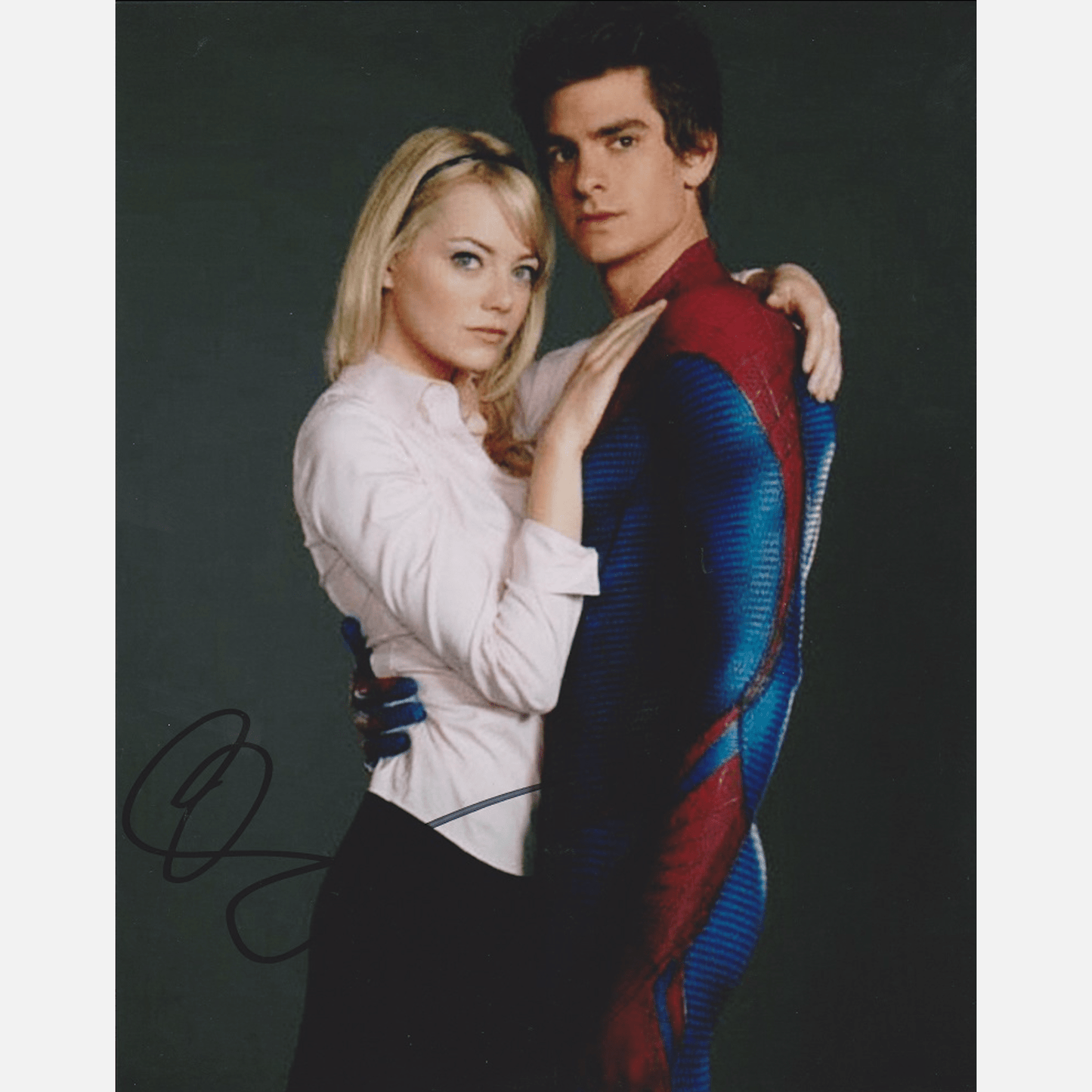 EMMA STONE autograph ACOA signed 8x10 photography SPIDERMAN