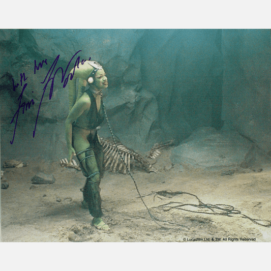 FEMI TAYLOR autograph ACOA signed 8x10 photography STAR WARS 8x10