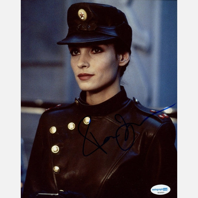 FAMKE JANSSEN autograph ACOA signed 8x10 photography JAMES BOND 007